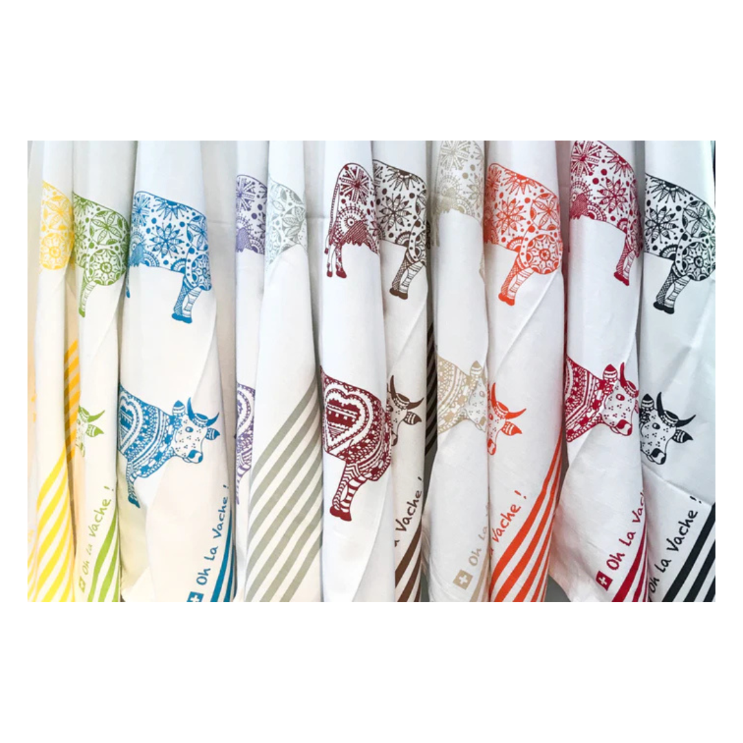 Linge de cuisine – Oh la vache !