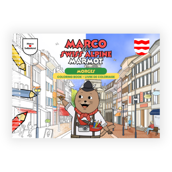 Marco la marmotte - Livre de coloriage Morges